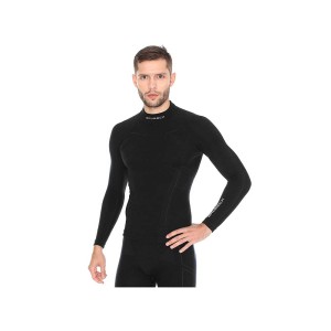 Bluza termoaktywna męska Brubeck Extreme Wool XL czarny