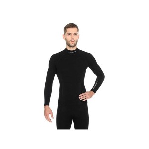 Bluza termoaktywna męska Brubeck Extreme Wool XL czarny