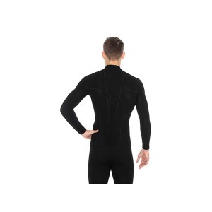 Bluza termoaktywna męska Brubeck Extreme Wool XL czarny