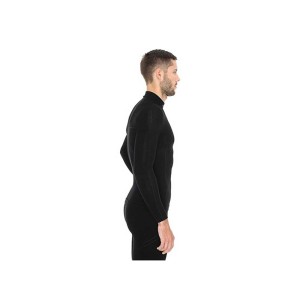 Bluza termoaktywna męska Brubeck Extreme Wool XL czarny