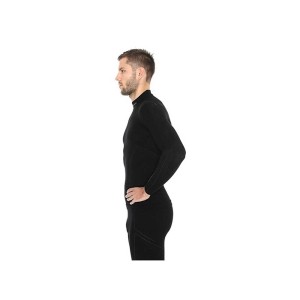 Bluza termoaktywna męska Brubeck Extreme Wool XL czarny