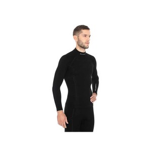 Bluza termoaktywna męska Brubeck Extreme Wool XL czarny
