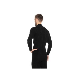 Bluza termoaktywna męska Brubeck Extreme Wool XL czarny