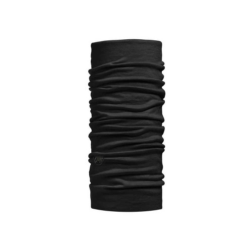 Chusta Buff Lightweight Merino Wool SOLIDBLACK