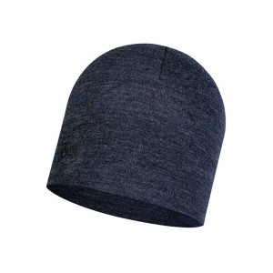 Czapka Buff Midweight Merino Wool Hat NIGHT BLUE MELANGE