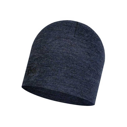 Czapka Buff Midweight Merino Wool Hat NIGHT BLUE MELANGE