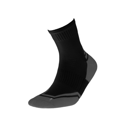 Skarpety sportowe INMOVE Runner Silver Deodorant czarny-szary