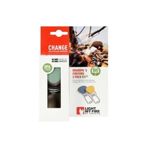 Szpic do pieczenia Light My Fire Grandpa's FireFork BIO 2 szt. Sandygreen/Dustypink