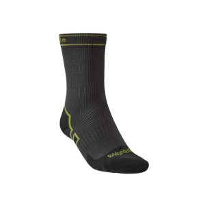 Skarpety wodoodporne Bridgedale StormSock Lightweight Boot dark grey/lime M 40-43