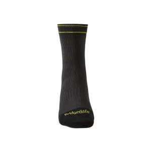 Skarpety wodoodporne Bridgedale StormSock Lightweight Boot dark grey/lime M 40-43