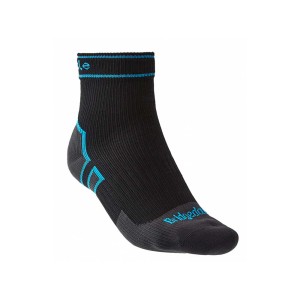 Skarpety wodoodporne Bridgedale StormSock Midweight Ankle black/blue S 36-39