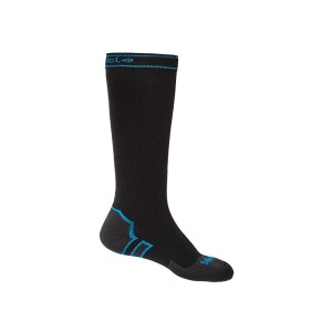 Skarpety wodoodporne Bridgedale StormSock Midweight Knee black/blue L 44-47