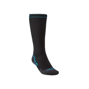 Skarpety wodoodporne Bridgedale StormSock Midweight Knee black/blue S 36-39