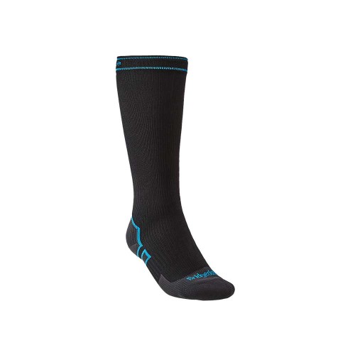 Skarpety wodoodporne Bridgedale StormSock Midweight Knee black/blue S 36-39