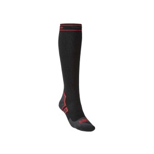 Skarpety wodoodporne Bridgedale StormSock Heavyweight Knee black/red S 36-39