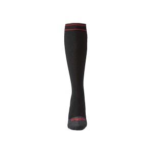 Skarpety wodoodporne Bridgedale StormSock Heavyweight Knee black/red S 36-39