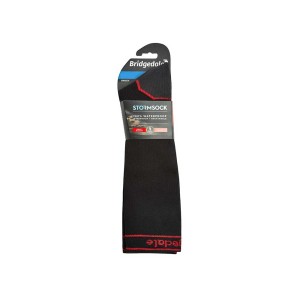Skarpety wodoodporne Bridgedale StormSock Heavyweight Knee black/red S 36-39
