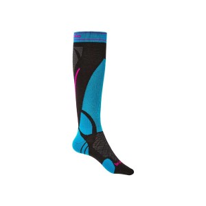 Skarpety narciarskie Bridgedale Ski Lightweight Merino E Lady black/blue S 35-37