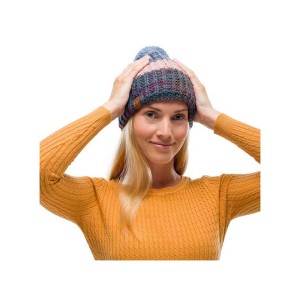 Czapka Buff Knitted & Fleece Hat Alina Blue