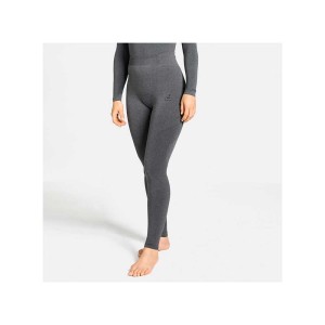 Spodnie damskie Odlo Performance Warm Baselayer Pants grey melange-black M