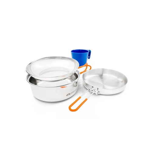 Zestaw naczyń GSI Glacier Stainless 1 Person Mess Kit