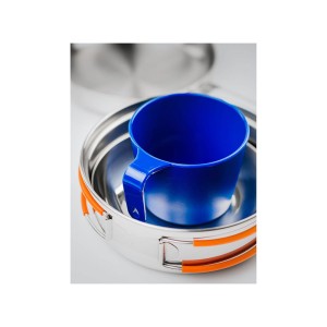 Zestaw naczyń GSI Glacier Stainless 1 Person Mess Kit