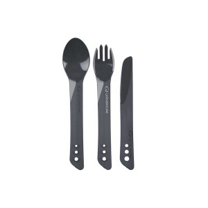 Sztućce Lifeventure Ellipse Cutlery Set Graphite