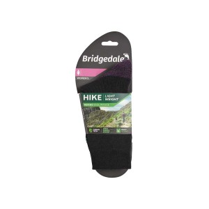 Skarpety Bridgedale Hike Lightweight Merino E black/purple S 35-37