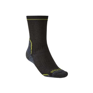 Skarpety Bridgedale Hike Lightweight T2 Coolmax P black/lime S 36-39