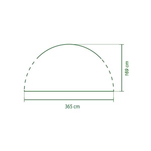 Drzwi do wiaty namiotowej Coleman Event Shelter Sunwall Door L Pro Silver