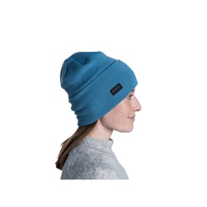 Czapka Buff Knitted Hat Niels Dust Blue