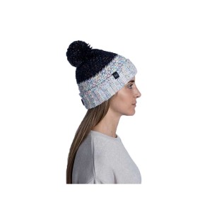 Czapka Buff Knitted & Fleece Hat Janna NIGHT BLUE
