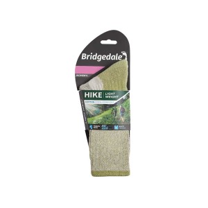 Skarpety Bridgedale Hike Lightweight Coolmax C spring green M 38-40
