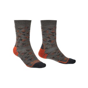 Skarpety Bridgedale Hike Midweight Merino E brown/orange M 40-43
