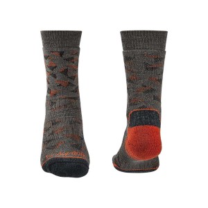 Skarpety Bridgedale Hike Midweight Merino E brown/orange M 40-43