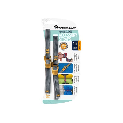 Troki Sea To Summit Accessory Strap with Hook Yellow 10 mm