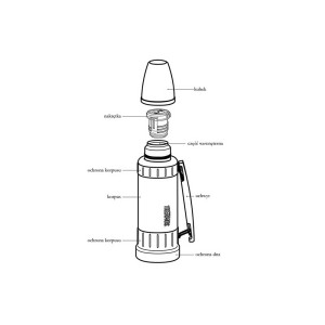 Termos Thermos Work czarny 1,2 L
