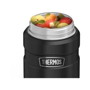 Termos obiadowy Thermos King Food Jar czarny mat 0,71 L