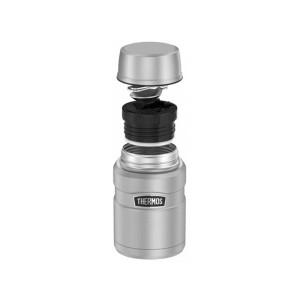 Termos obiadowy Thermos King Food Jar czarny mat 0,71 L