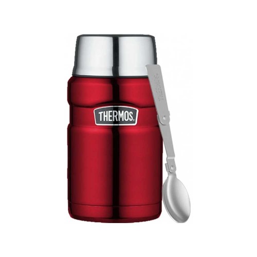 Termos obiadowy Thermos King Food Jar czerwony 0,71 L