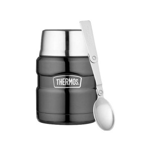 Termos obiadowy Thermos King Food Jar metaliczny szary 0,47 L