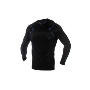 Bluza termoaktywna męska Brubeck Thermo XL czarny/niebieski