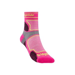 Skarpety Bridgedale Ultralight T2 Coolmax Sport 3/4 pink L 41-43