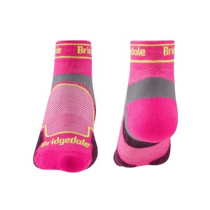 Skarpety Bridgedale Ultralight T2 Coolmax Sport Low pink S 35-37