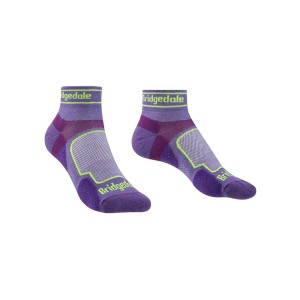 Skarpety Bridgedale Ultralight T2 Coolmax Sport Low purple S 35-37