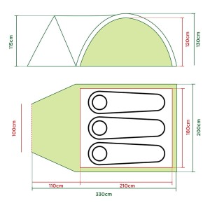 Namiot Coleman Darwin 3+