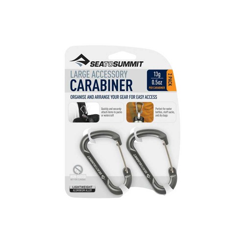 Zestaw karabińczyków Sea To Summit Carabiner Large Titanium