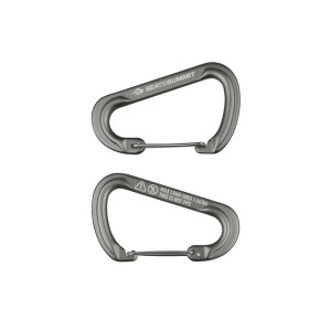Zestaw karabińczyków Sea To Summit Carabiner Large Titanium