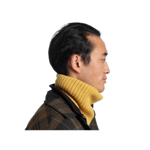 Komin Buff Knitted Merino Wool Neckwarmer Norval Honey