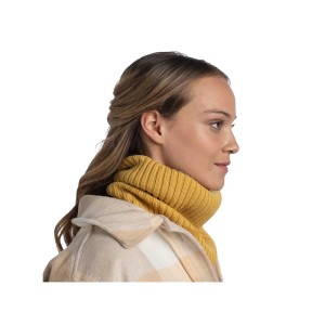 Komin Buff Knitted Merino Wool Neckwarmer Norval Honey